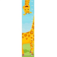 Adesivo Decorativo Régua de Crescimento Girafa Infantil - Lavável, Seguro e Fácil Aplicação - imagem 4