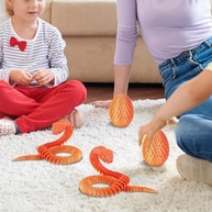 Serpente Luminosa em 3D com Ovo Decorativo - Cobra Articulada de Cristal para Escritório - imagem 3