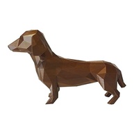 Cachorro Basset Decorativo 3D Bronze - 10cm Toque Realístico para Decoração - imagem 4