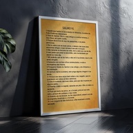Quadro Decorativo Salmo 91 com Moldura - Versículo Bíblico de Proteção e Fé para Sua Casa - imagem 4