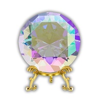 Cristal Decorativo Lapidado em Formato de Diamante com Efeito Arco-Íris - Brilho Intenso e Refração Colorida - imagem 1