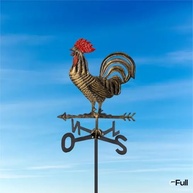 Galo do Vento em Alumínio Fundido Decorativo para Fazenda ou Sítio - Grande - imagem 3