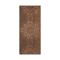 Adesivo Decorativo de Porta Madeira Estilo Mandala Entalhada - Design Artesanal Elegante - imagem 2