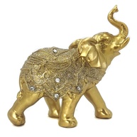 Elefante Decorativo em Resina Indiano - Simbolo de Sabedoria e Sorte - Modelo K300 - imagem 1