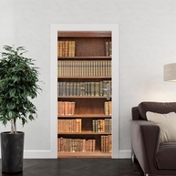 Adesivo Decorativo para Porta e Estante - Estilo Livros Antigos | Design Vintage para Prateleira - imagem 3
