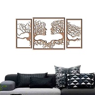 Quadro Decorativo Casal Árvore Vazado em MDF 3mm - Design Romântico e Moderno - imagem 1