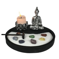 Jardim Zen Japonês Miniatura - Enfeite Decorativo para Meditação e Relaxamento com Estátua de Buda - imagem 1