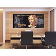 Quadro Decorativo Nota de 1 Milhão - Moldura Preta com Acrílico Cristal - imagem 3