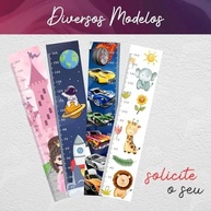 Régua de Crescimento Infantil com Tema de Carros de Corrida - Adesivo Decorativo para Quarto - imagem 4