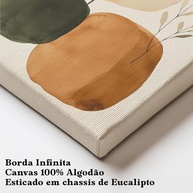 Kit 3 Quadros Decorativos Canvas Abstrato 40x50cm - Transforme Seu Espaço com Estilo Moderno - imagem 5
