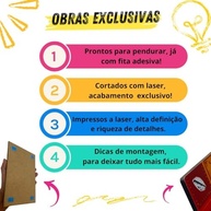 Coleção 20 Quadros Decorativos - Orixás em Aquarela com Nomes em Yorubá (Inclui Nanã) - imagem 5