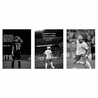 Kit 3 Quadros Decorativos com Versículos Bíblicos Inspiradores - Edição Especial Neymar Jr - imagem 5