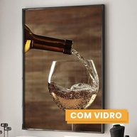 Quadros Decorativos Vinho Branco & Tinto - Elegância para Ambientes Gourmet - imagem 5