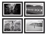 Kit 4 Quadros Decorativos Retrô Santos - Lembrança da Cidade com Estilo Náutico - imagem 2