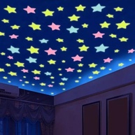 Adesivos de Parede Estrela Luminosa Fluorescente 3cm - Decore seu Quarto com Magia! - imagem 5