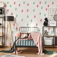 Adesivo de Parede Cactos Verde e Rosa - 52 Unidades 5x9cm | Decore com Estilo e Personalidade - imagem 3