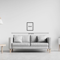 Quadro Decorativo Lar Significado - Moldura Carvalho com Acabamento Laminado | Decore com Estilo e Sentido - imagem 3