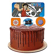 Decore com One Piece: Topo de Bolo para Festas Épicas! - imagem 1