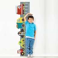 Adesivo de Parede Infantil Régua Carros - Decore com Estilo e Diversão! - imagem 2