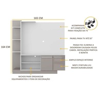 Estante Home Theater Denver 55" – Organize e Decore! - imagem 2