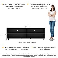 Rack TV 75": Organize e Decore! - imagem 2