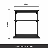 Escrivaninha Suspensa Creta: Organize e Decore! - imagem 2