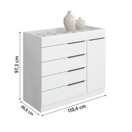 Cômoda 5 Gavetas: Organize e Decore! - imagem 2