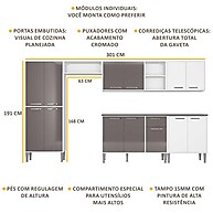 Cozinha Compacta Xangai Jazz: Organize e Decore! - imagem 2