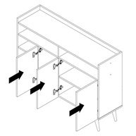Aparador Jordaan: Organize e Decore! - imagem 2