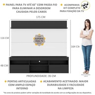 Rack Painel TV 65" Madri: Organize e Decore! - imagem 2