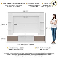 Estante Rack TV 65" Moscou: Organize e Decore! - imagem 2