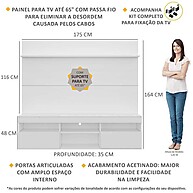 Rack TV 65" com Painel: Organize e Decore! - imagem 2