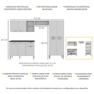 Cozinha Compacta Xangai Plus: Organize e Decore! - imagem 2