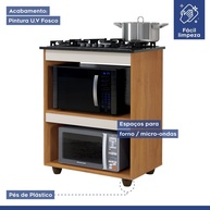 Balcão de Cozinha Cooktop Turim: Organize e Decore! - imagem 2