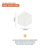 Porta Copos Hexagonais: Proteja e Decore! - imagem 2