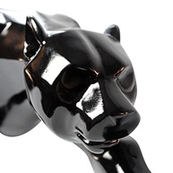 Pantera Negra Maciça Estatueta de Cerâmica 37cm - Decore com Estilo e Força - imagem 4
