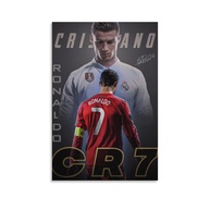 Pôster Cristiano Ronaldo em Tela 40x60cm - Decore com Estilo e Paixão pelo Futebol - imagem 1