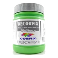 Tinta Acrí­lica Brilhante 250ml DECORFIX - Verde Folha - 334 - imagem 1