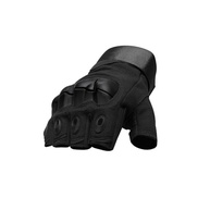 Luva Tática Militar Meio Dedo Verde: Segurança e Estilo para Airsoft e Paintball - imagem 2