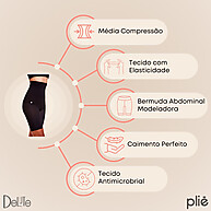 Bermuda Modeladora Plié: Reduz & Define! - imagem 2