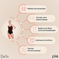 Body Modelador Plié: Conforto e Curvas Definidas - imagem 2