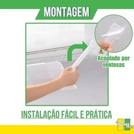 Defletor Ar Condicionado Split Ajustável - Refletor Universal com Fácil Instalação - imagem 4