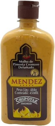 Molho de Pimenta Cremosa Defumada Chipotle Mendez 450ml - imagem 1