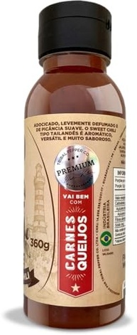 Molho Tailandês Sweet Chili Tribal Pepper, Adocicado, Levemente Defumado, Picância Suave, Embalagem com 2 Unidades - imagem 3