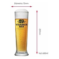 Copos Wieninger Bier 600ml: Colecione e Deguste! - imagem 2