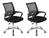 Kit 2 Cadeiras de Escritório Dekor Atendimento com Tela Mesh - Conforto e Ergonomia para Seu Ambiente de Trabalho - imagem 2