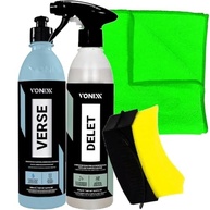 Kit Essencial Vonixx: Limpador Delet 500ml, Protetor Verse 500ml e Acessórios Karbox - imagem 2