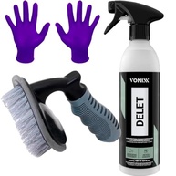 Kit Completo Limpeza Rodas e Pneus Vonixx Delet + Escova + Luva Karbox - imagem 2