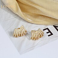 Brincos Folheados Ouro 18k: Luxo e Delicadeza - imagem 2