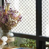 Adesivo de Vidro Jateado Losangos Delicados 1,5m x 90cm – Estilo e Privacidade com Elegância - imagem 2